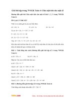 Giải bài tập trang 79 SGK Toán 4: Chia một tích cho một số