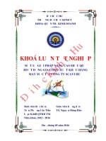 Một số giải pháp nâng cao hiệu quả hoạt động gia công xuất khẩu hàng may mặc tại công ty scavi huế 