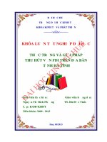 Thực trạng và giải pháp thu hút vốn FDI trên địa bàn tỉnh hà tĩnh 