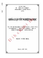 Thực trạng thu gom, vận chuyển và xử lý chất thải rắn ở khu vực bắc sông hương của công ty TNHH nhà nước MTCTĐT huế 