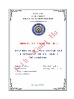 Phân tích chất lượng đội ngũ quản lý tại công ty cổ phần đường bộ i thừa thiên huế 