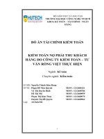 kiểm toán nợ phải thu khách hàng do công ty kiểm toán – tư vấn rồng việt thực hiện 