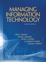 001   MIS   managing information technology   7th edition 