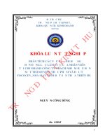 Phân tích các yếu tố ảnh hưởng đến động lực làm việc của nhân viên tại chi nhánh công ty TNHH MTV thực phẩm và đầu tư FOCOCEV nhà máy tinh bột sắn thừa thiên huế 