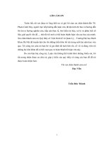 Đánh giá hiệu quả kinh tế   tài chính và giá trị môi trường bị tác động của dự án đầu tư thủy điện bản ang 