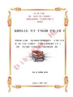 Tìm hiểu phương pháp tính phí nước thải và đề xuất mức phí nước thải sinh hoạt tại phường thuận thành   thành phố huế 