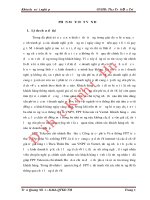 Phân tích mối quan hệ giữa chất lượng dịch vụ và sự hài lòng của khách hàng đối với dịch vụ internet cáp quang của công ty cổ phần viễn thông FPT chi nhánh huế 