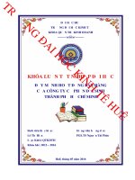Đẩy mạnh hoạt động bán hàng của công ty cổ phần địa sinh thành phố hồ chí minh 