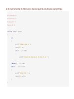 Hãy tìm số hoàn thiện nhỏ nhất trong mảng 1 chiều các số nguyên  nếu mảng không có số hoàn thiện thì trả về  1 