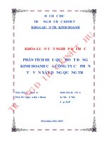 Phân tích hiệu quả hoạt động kinh doanh của công ty cổ phần tư vấn xây dựng quảng trị 