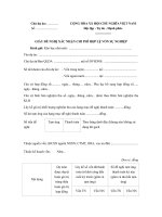 Mẫu giấy đề nghị xác nhận chi phí hợp lệ vốn sự nghiệp