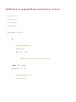 Các bài tập tìm kiếm và liệt kê trong ngôn ngữ lập trình c   bài 3 