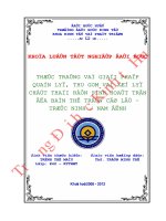 Thực trạng và giải pháp quản lý, thu gom và xử lý chất thải rắn sinh hoạt trên địa bàn thị trấn cổ lễ, huyện trực ninh, tỉnh nam định 