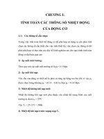 CHƯƠNG i TÍNH TOÁN các THÔNG số NHIỆT ĐỘNG của ĐỘNG cơ