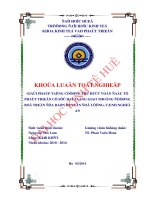 Giải pháp tăng cường thu hút vốn đầu tư phát triển cơ sở hạ tầng giao thông đường bộ trên địa bàn huyện đô lương, tỉnh nghệ an 