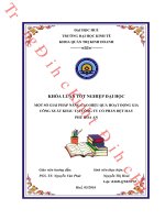 Một số giải pháp nâng cao hiệu quả hoạt động gia công xuất khẩu tại công ty cổ phần dệt may phú hòa an 