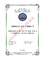 Đánh giá hiệu quả hoat động đấu thầu tại công ty cổ phần dệt may huế 
