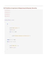 Các bài tập tìm kiếm và liệt kê trong ngôn ngữ lập trình c   bài 11 