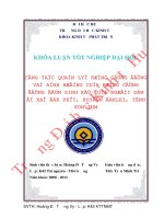 Công tác quản lý rừng cộng đồng và ảnh hưởng của rừng cộng đồng đến sinh kế của người dân ở xã đak pét, huyện đăklei, tỉnh kon tum 