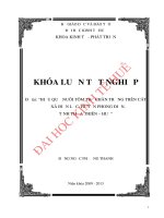 Hiệu quả nuôi tôm thẻ chân trắng trên cát ở xã điền lộc, huyện phong điền, tỉnh thừa thiên huế 