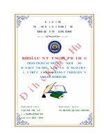 PHÂN TÍCH các NHÂN tố ẢNH HƯỞNG đến QUYẾT ĐỊNH lựa CHỌN sử DỤNG DỊCH vụ lưu TRÚ của KHÁCH HÀNG tại KHÁCH sạn SAIGON MORIN HUẾ 