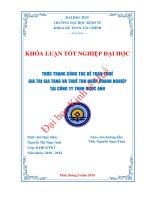 Thực trạng công tác kế toán thuế giá trị gia tăng và thuế thu nhập doanh nghiệp tại CÔNG TY TNHH NGỌC ANH 