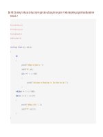 Cho mảng 1 chiều các số thực, hãy tìm giá trị âm cuối cùng lớn hơn giá trị  1  nếu mảng không có giá trị thỏa điều kiện trên thì trả về  1 