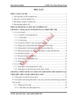 Phân tích các nhân tố ảnh hưởng đến hành vi lựa chọn siêu thị của người khách hàng tại siêu thị gia lạc huế 
