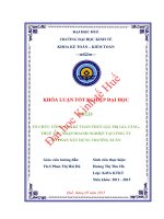 Tổ chức công tác kế toán thuế giá trị gia tăng và thuế thu nhập doanh nghiệp tại công ty cổ phần xây dựng trường xuân 