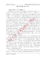 Hiệu quả chương trình tài chính vi mô của hội phụ nữ thị xã hương trà, tỉnh thừa thiên huế 