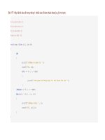 Các bài tập tìm kiếm và liệt kê trong ngôn ngữ lập trình c   bài 1 