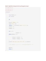 bài tập c  hãy đếm số lượng chữ số của số nguyên dương n 