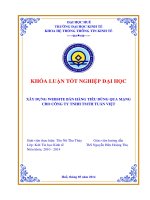 Xây dựng website bán hàng tiêu dùng qua mạng cho công ty TNHH TMTH tuấn việt 