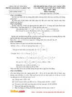 Đề thi giáo viên dạy giỏi môn Toán cấp THCS phòng GD&ĐT Thái Hòa, Nghệ An năm 2015 - 2016