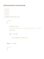 Đếm số lượng số hoàn thiện trên 1 hàng trong ma trận các số nguyên 