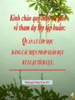 QUNR LI LOP HOC BANG KI LUAT TICH CUC