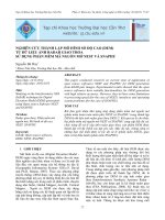 NGHIÊN CỨU THÀNH LẬP MÔ HÌNH SỐ ĐỘ CAO (DEM) TỪ DỮ LIỆU ẢNH RADAR GIAO THOA SỬ DỤNG PHẦN MỀM MÃ NGUỒN MỞ NEST VÀ SNAPHU