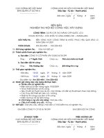 Biên bảnNghiệm thu nội bộ công việc xây dựngCông trình: Dự án cảI tạo nâng cấp quốc lộ 3Đoạn: Bờ đậu - cửa khẩu tà lùng (km82+100 ữ km344+436)