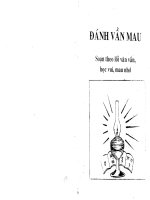Đánh vần mau soạn theo lối văn vần, học vui, mau nhớ 