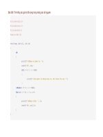 Tính tổng các giá trị đối xứng trong mảng các số nguyên 