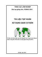 TÀI LIỆU TẬP HUẤN SỬ DỤNG QGIS CƠ BẢN