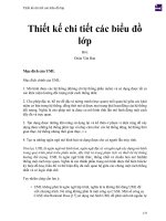 Thiết kế chi tiết các biểu đồ lớp 