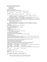 ÔN tập NGỮ PHÁP TIẾNG ANH lớp 9