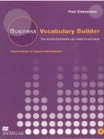 business vocabulary builder int   upper int
