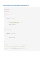 Hãy liệt kê tần suất của các giá trị xuất hiện trong dãy  lưu ý mỗi giá trị liệt kêt tần suất 1 lần 