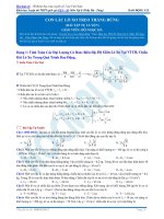 Lý thuyết và bài tập con lắc lò xo treo thẳng đứng