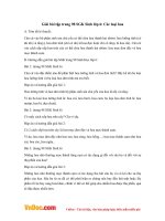 Giải bài tập trang 98 SGK Sinh lớp 6: Các loại hoa