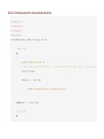 Tính tổng các giá trị trên 1 dòng của ma trận các số thực 