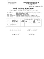 Phieu yeu cau nghiem thu 