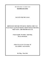 Kiểm soát rủi ro tín dụng trong cho vay ngắn hạn tại ngân hàng TMCP ngoại thương VIỆT NAM chi nhánh GIA LAI